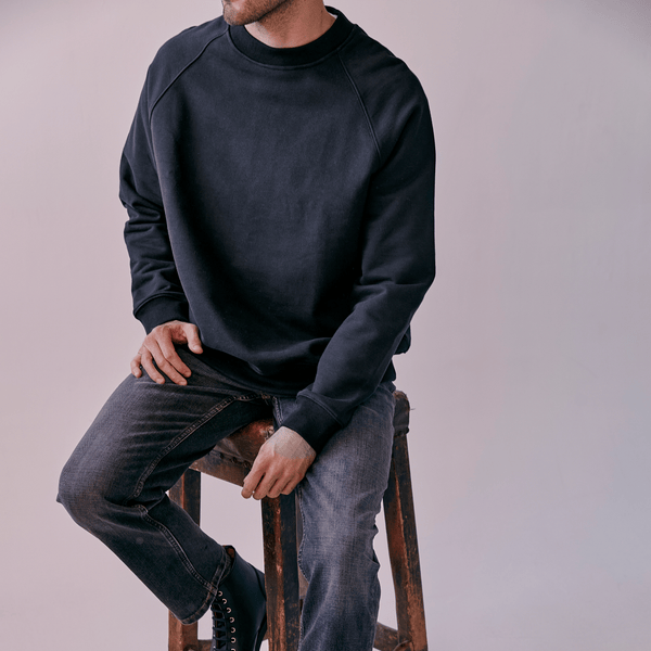 SWEATSHIRT // BLACK-Clothing Unisex | LANX Proper Men's Shoes