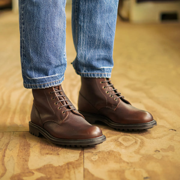 TIMPERLEY // BROWN GRAINED-Men's Boots | LANX Proper Men's Shoes