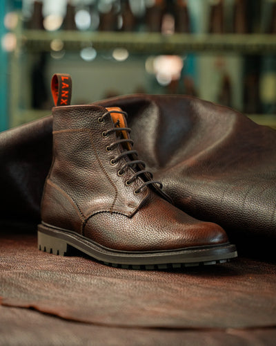 TIMPERLEY // COGNAC GRAINED