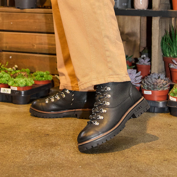 WHALLEY / BLACK GRAINED-Women’s Boots | LANX Proper Men's Shoes