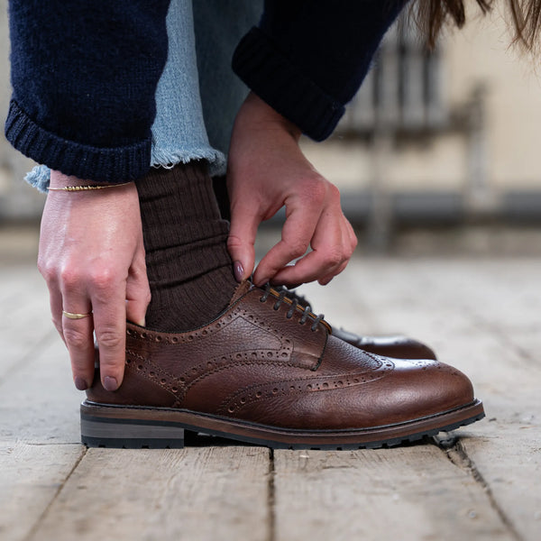 WHITEWELL / CHESTNUT GRAINED-Women’s Shoes | LANX Proper Men's Shoes