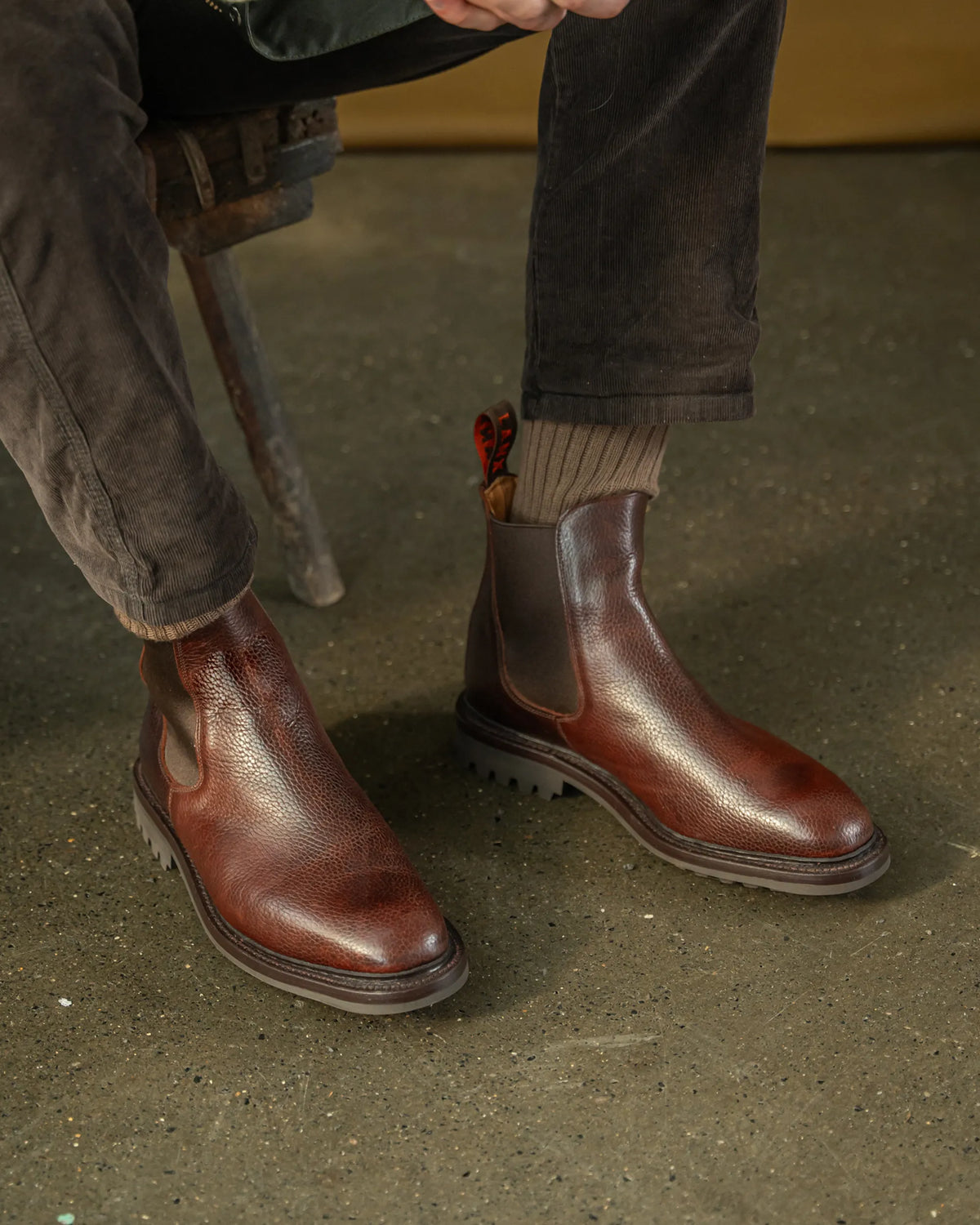 WISWELL // COGNAC GRAINED